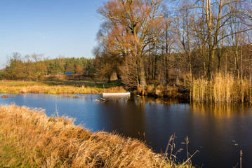 Rzeka Narew w okolicy Suraża, Narwiański Park Narodowy, Dolina Narwi, Suraż, Podlasie, Polska © podlaski49