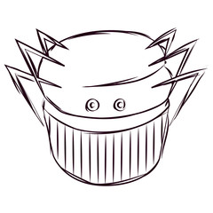 Cupcake halloween sketches