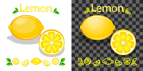 Lemon and logo