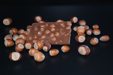 chocolate with nuts