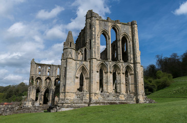 Fototapeta premium Rievaulx Abbey, North Yorkshire moors, North Yorkshire, England