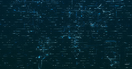 Abstract digital network data background, 3D rendering