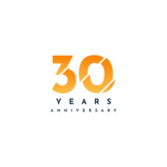 30 Years anniversary design