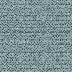 repetition of hexagons that form a six-pointed star on a gray background