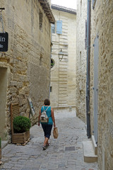 Gasse in Uzes, Provence