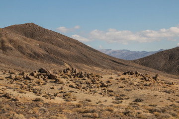 Fototapeta na wymiar Boulders in the Desert