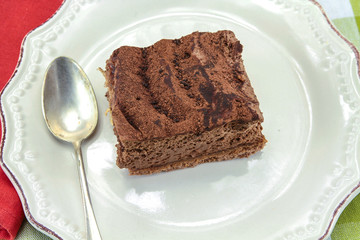chocolate cake on a plate