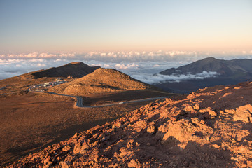 Haleakala Summit Sunset, Maui, Hawaii