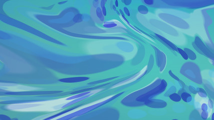  Liquify Abstract texture and blue color background.          