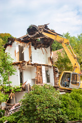 Fototapeta premium Demolition Underway