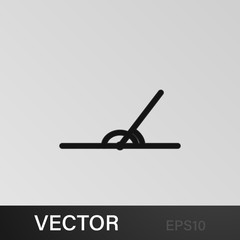 adjacent angles icon. Elements of Geometric figure icon for concept and web apps. Illustration icon for website design and development, app development