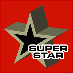 superstar vector illustration