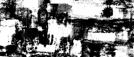 Vector brush sroke texture. Distressed uneven grunge background. Abstract distressed vector illustration. Overlay over any design to create interesting effect and depth. Black isolated on white. EPS10