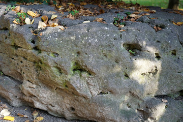 Stones in studio photographed with flash and macro lens