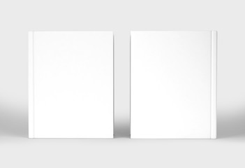 Blank Cover Of Magazine, Book, Booklet,Brochure,Photo book albums Mock up.3D rendering.
