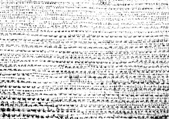 Small uneven spots and particles of debris. Abstract vector texture.  Distressed uneven background. Grunge texture overlay with fine grains isolated on white background. Vector illustration. EPS10.