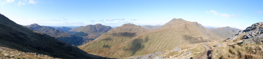 views from Ben Arthur - the Cobbler, Scotland