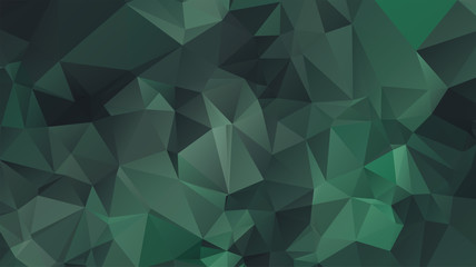 Light Green vector abstract mosaic background. Colorful illustration in Origami style with gradient. Template for a cell phone background