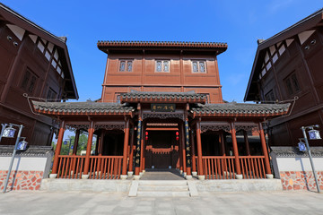 Obraz premium Park architecture scenery in China