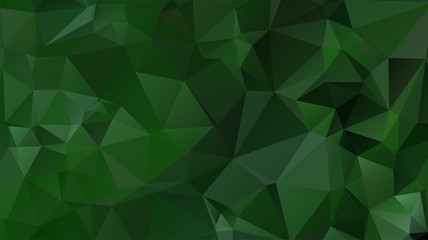 Light Green vector abstract mosaic background. Colorful illustration in Origami style with gradient. Template for a cell phone background