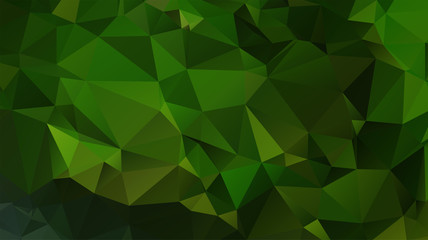 Light Green vector abstract mosaic background. Colorful illustration in Origami style with gradient. Template for a cell phone background