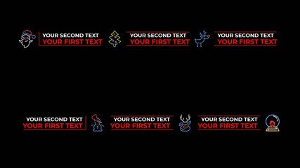 Christmas Lower Third