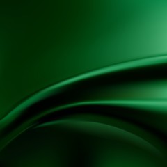 Silk emerald drape for Wallpaper. Green natural background with soft folds