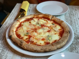 pizza with cheese
