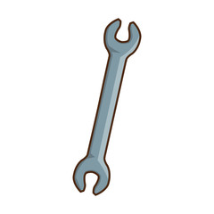 wrench tool icon, colorful design