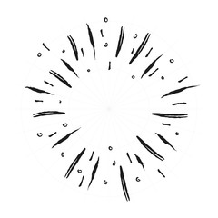 Star burst doodle explosion