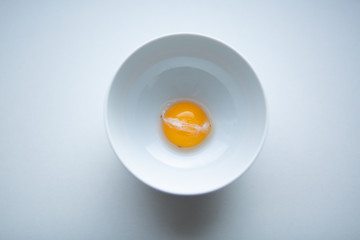 egg isolated on white background