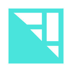 Abstract rectangle logo