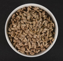 bowl with sunflower seed