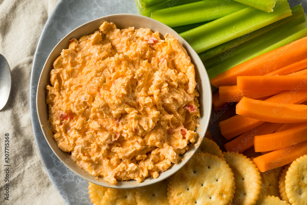 Wall mural homemade pimento cheese spread