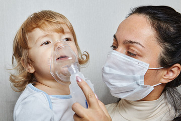 Using compressor nebulizer  to stop asthma attack.