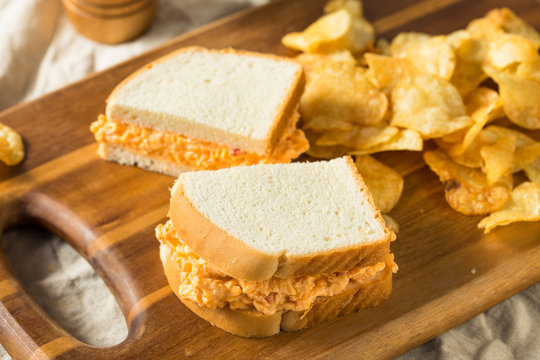 Homemade PImento Cheese Sandwich