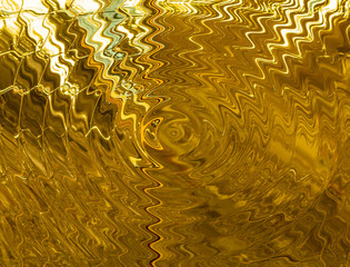 Golden liquid gold effect background