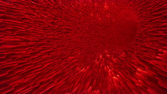 Capillary Intestine For Medical Design. Intestine Lining. Gut Lumen. Lush Lava 4k