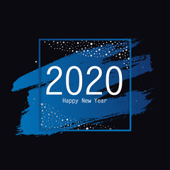 2020 Happy New Year template