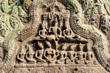 Fototapeta premium Ta Prohm Temple Carving