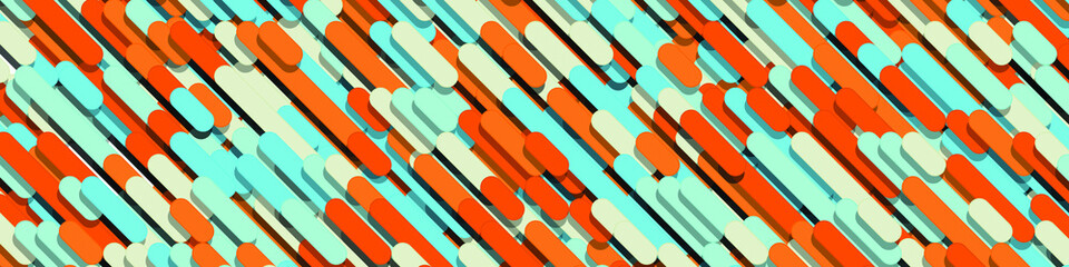 Color Abstract Lines Rain Generative Art background illustration