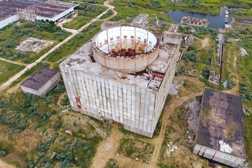 Abandoned Unfinished Nuclear Power Plant