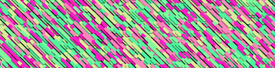 Color Abstract Lines Rain Generative Art background illustration