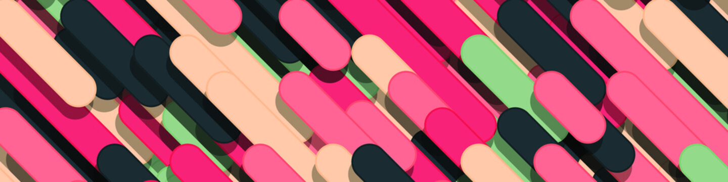 Color Abstract Lines Rain Generative Art background illustration