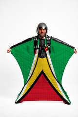 Guyana flag travel.