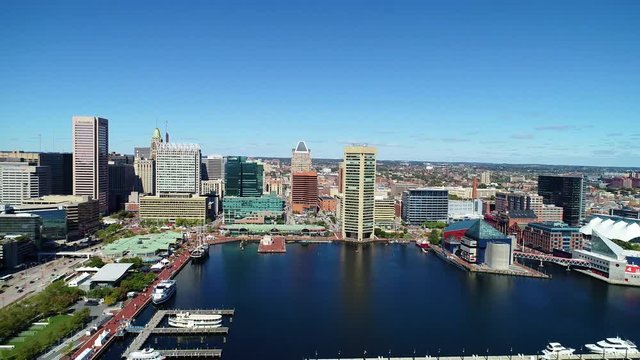 Baltimore Maryland USA Drone Aerial