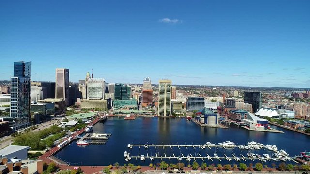 Baltimore Maryland Aerial Footage
