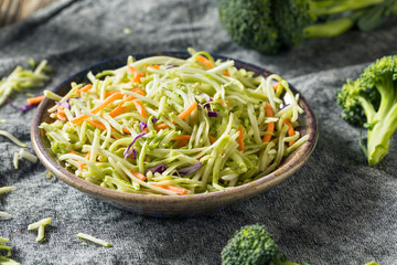 Raw Organic Shredded Broccoli Slaw