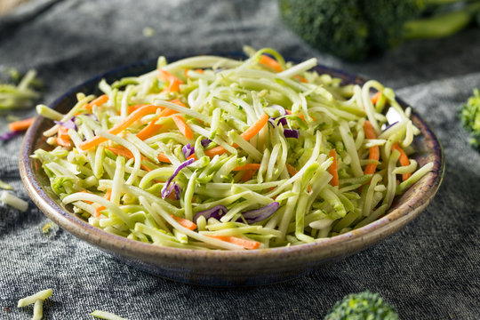 Raw Organic Shredded Broccoli Slaw