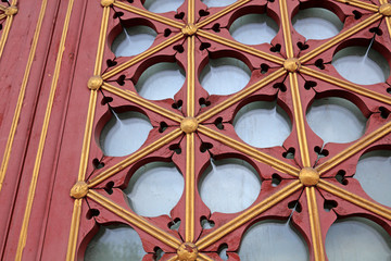 Chinese traditional style wooden lattice Windows